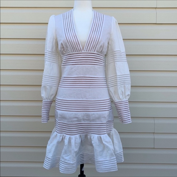 NWT Zimmermann Corsage Linear Mini Dress - Picture 5 of 8